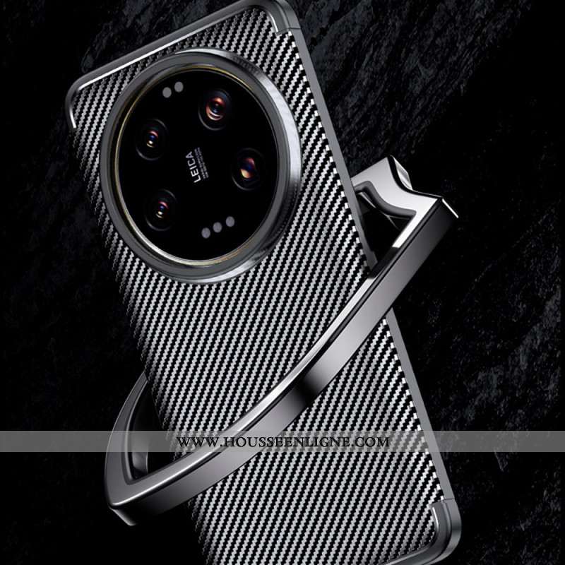 Coque Xiaomi 15 Ultra Texture Fibre de Carbone