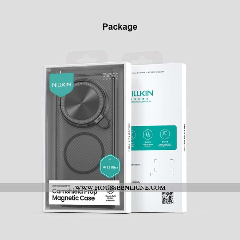 Coque Xiaomi 15 Ultra compatible MagSafe Camshield Prop Series NILLKIN