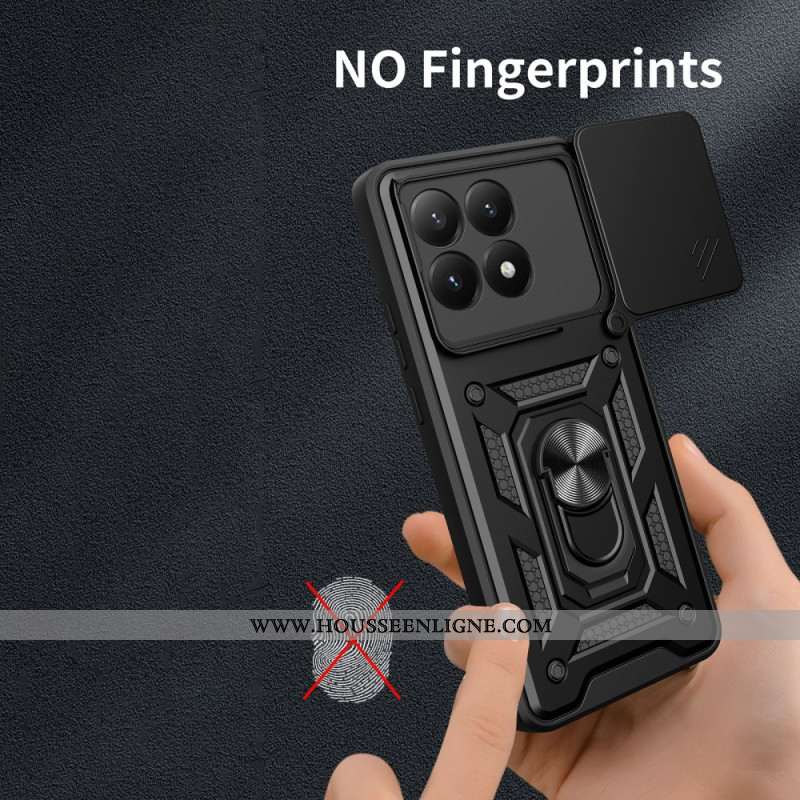 Coque Xiaomi 15T Couvercle Coulissant pour Caméra et Support