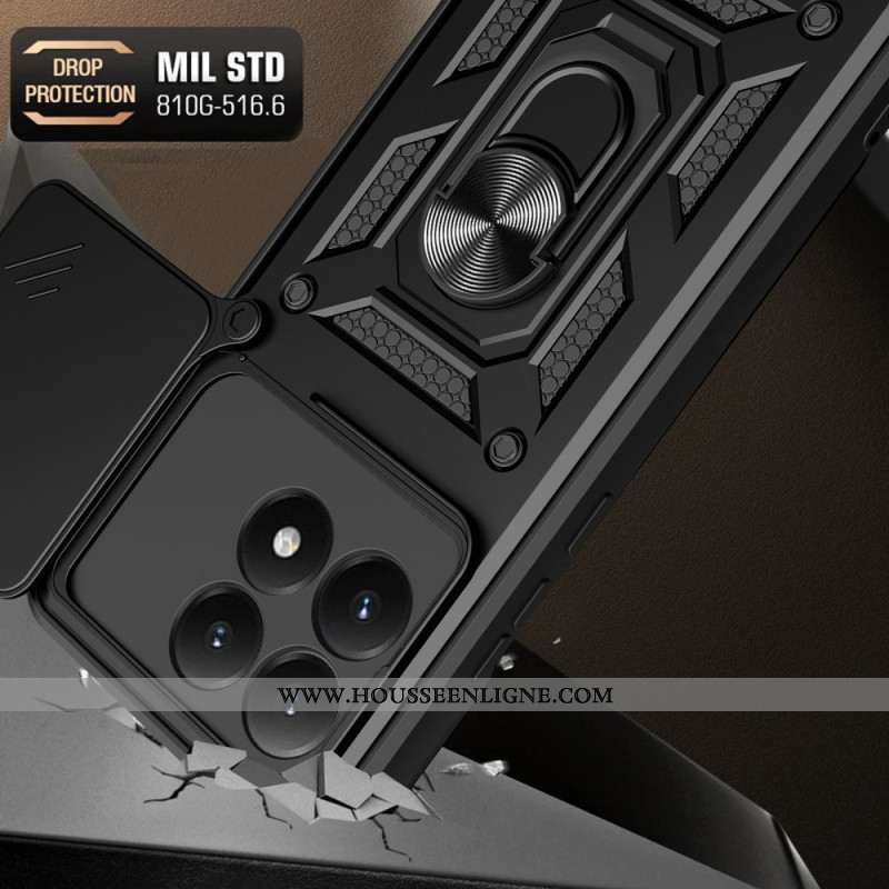Coque Xiaomi 15T Couvercle Coulissant pour Caméra et Support