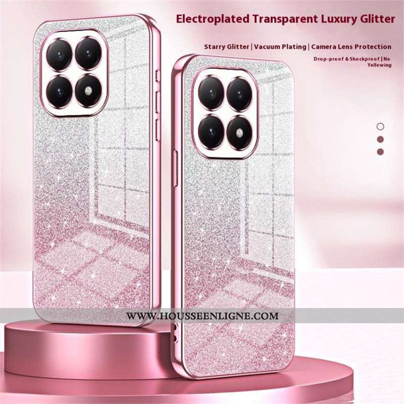 Coque Xiaomi 15T Design Pailleté Dégradé