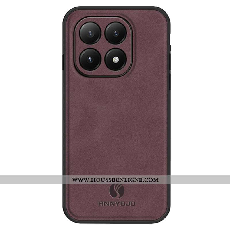 Coque Xiaomi 15T Effet Cuir PINWUYO