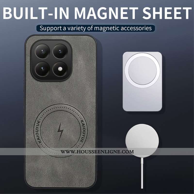 Coque Xiaomi 15T MagSafe Effet Cuir