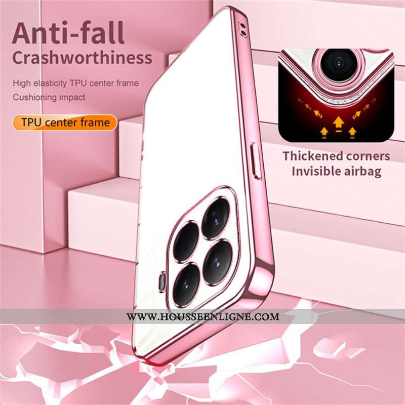 Coque Xiaomi 15T Pro Cadre Effet Métal