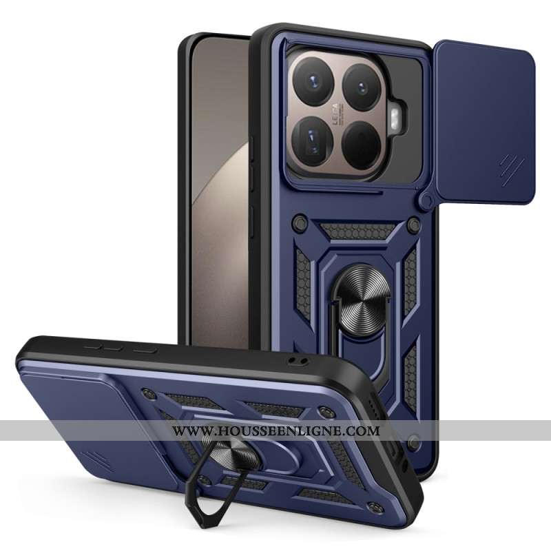 Coque Xiaomi 15T Pro Couvercle Coulissant pour Caméra et Support