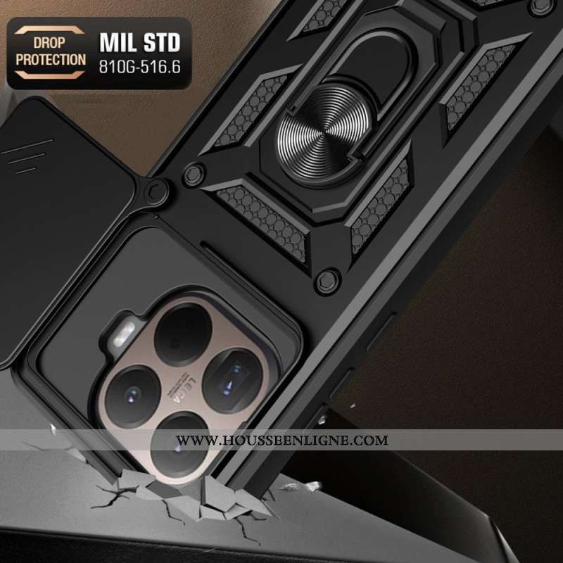 Coque Xiaomi 15T Pro Couvercle Coulissant pour Caméra et Support