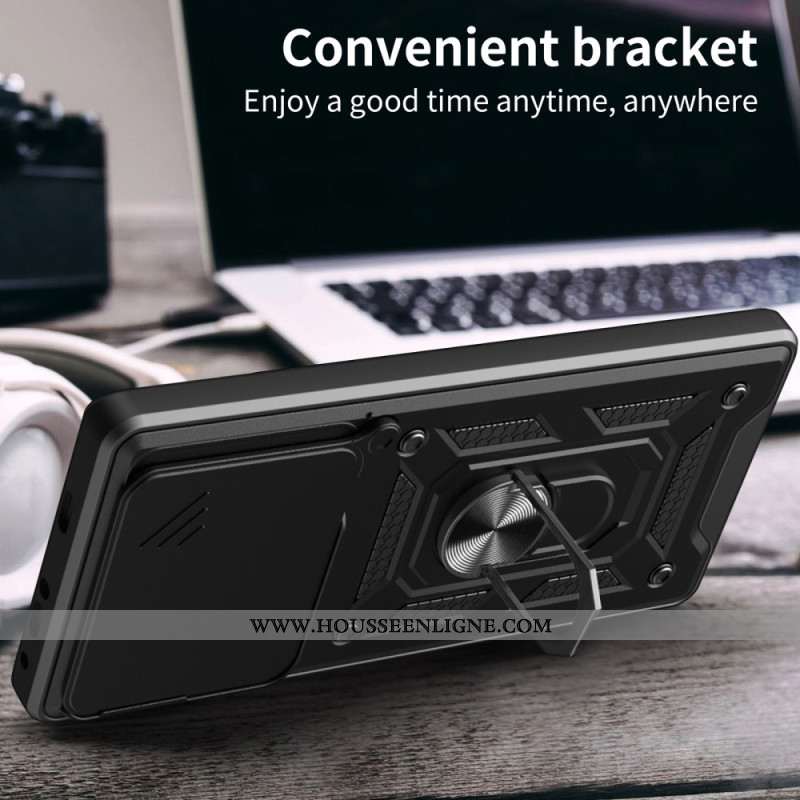 Coque Xiaomi 15T Pro Couvercle Coulissant pour Caméra et Support