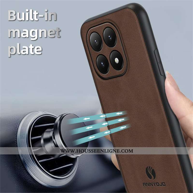 Coque Xiaomi 15T Pro Effet Cuir PINWUYO