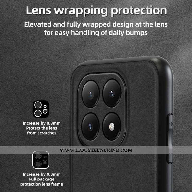 Coque Xiaomi 15T Pro Effet Cuir PINWUYO