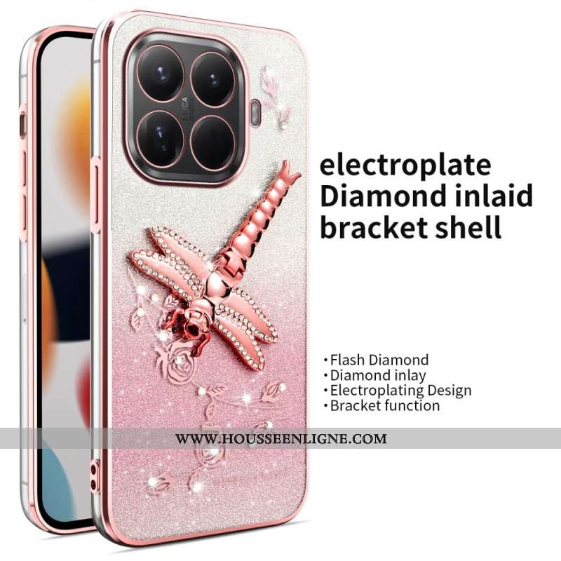 Coque Xiaomi 15T Pro Support Libellule KADEM