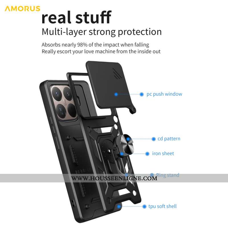 Coque Xiaomi 15T Pro Support et Protection de Caméra