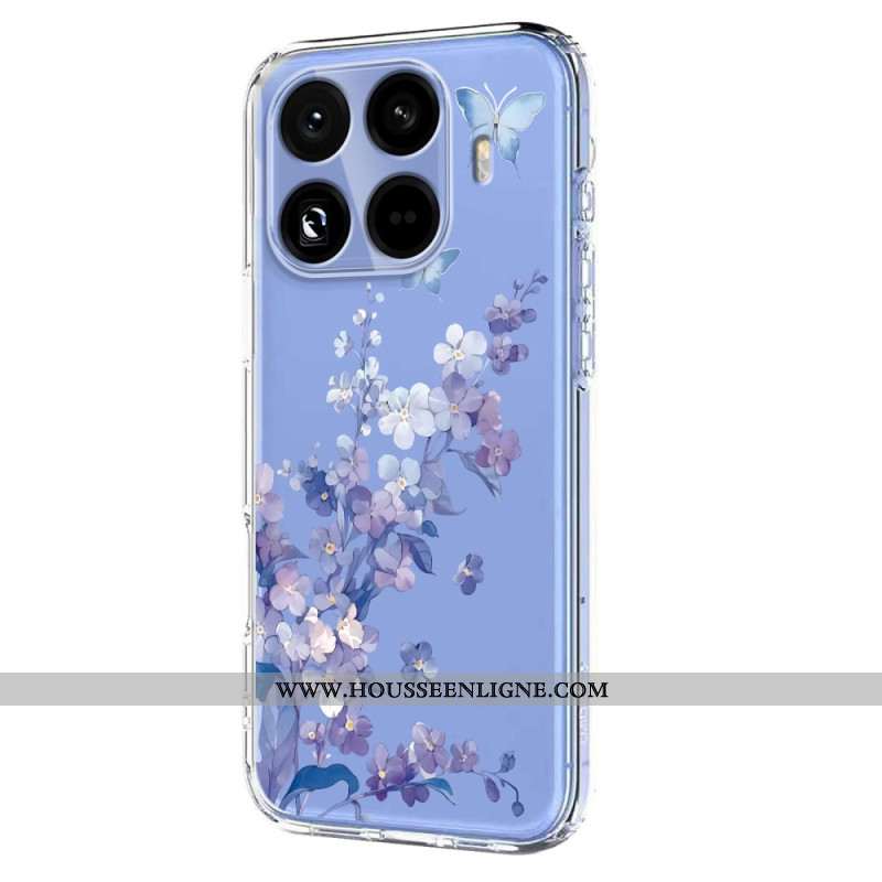 Coque Xiaomi 15T Pro Transparente Florale