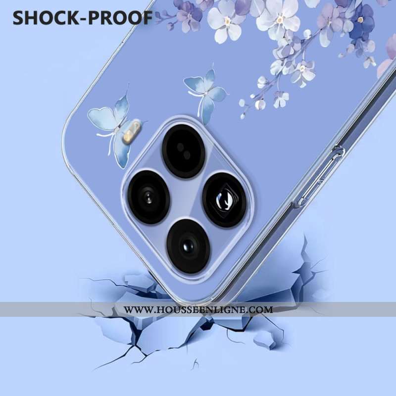 Coque Xiaomi 15T Pro Transparente Florale