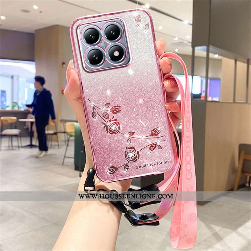 Coque Xiaomi 15T Strass à Lanières KADEM