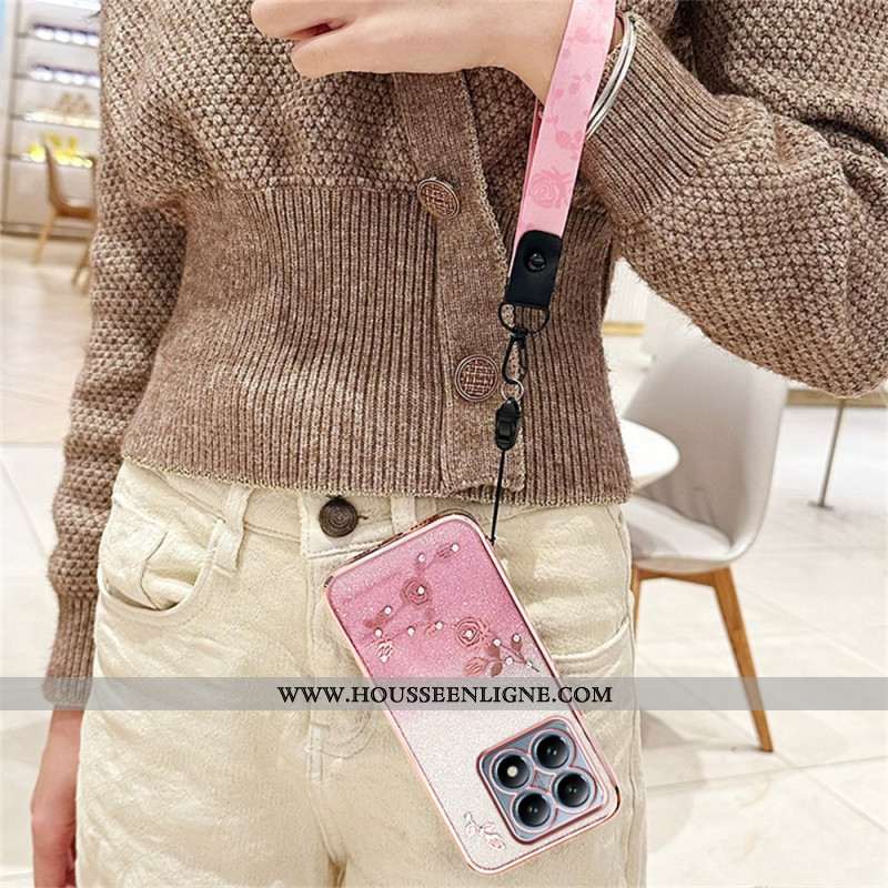 Coque Xiaomi 15T Strass à Lanières KADEM