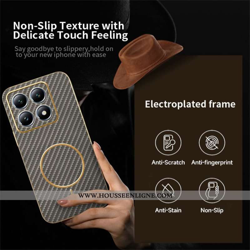Coque Xiaomi 15T Texture Fibre Carbone