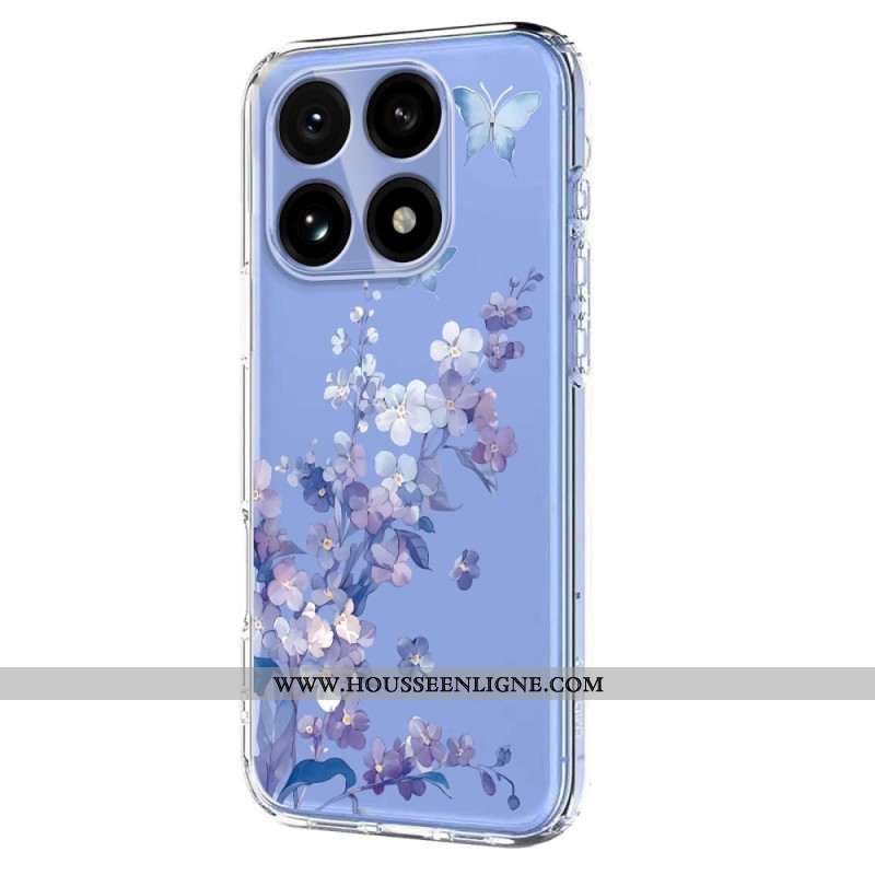 Coque Xiaomi 15T Transparente Florale
