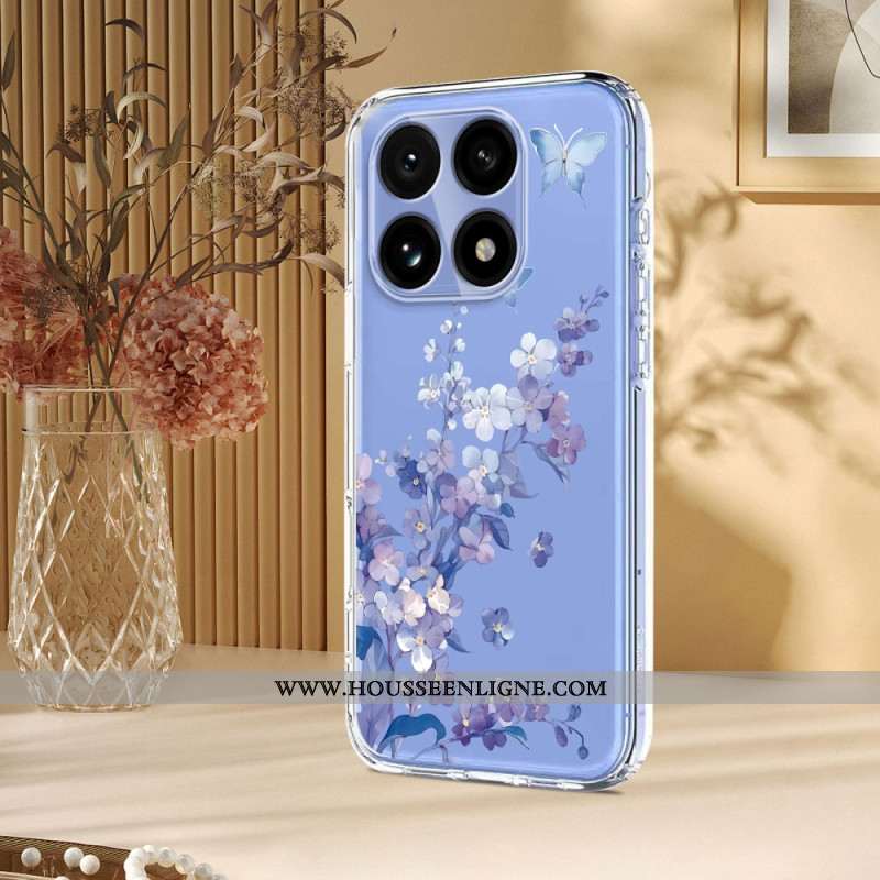 Coque Xiaomi 15T Transparente Florale