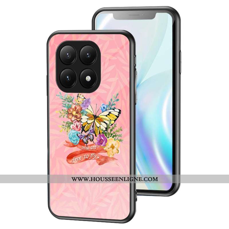 Coque Xiaomi 15T Verre Trempé Papillons