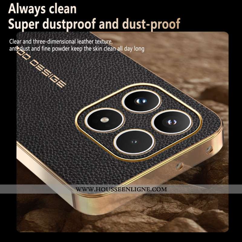 Coque Xiaomi 17 Anti-Rayures Texture Litchi