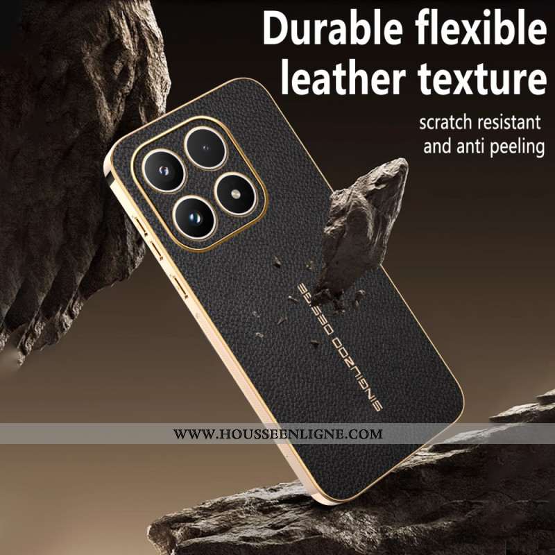 Coque Xiaomi 17 Anti-Rayures Texture Litchi