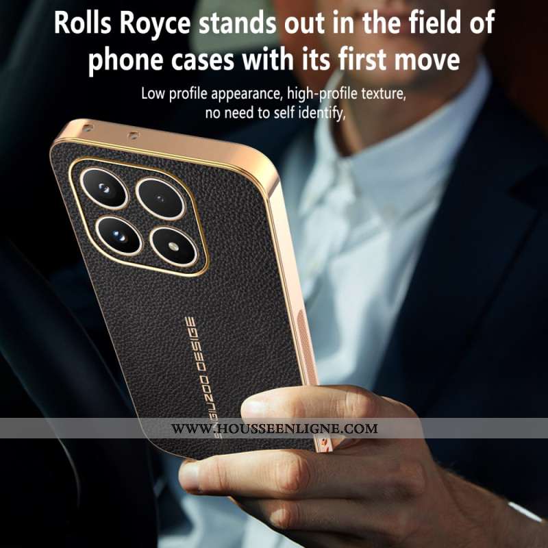 Coque Xiaomi 17 Anti-Rayures Texture Litchi