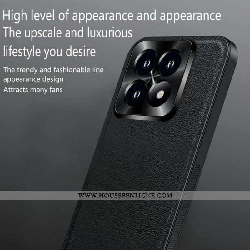 Coque Xiaomi 17 Effet Cuir