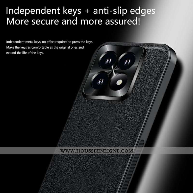 Coque Xiaomi 17 Effet Cuir