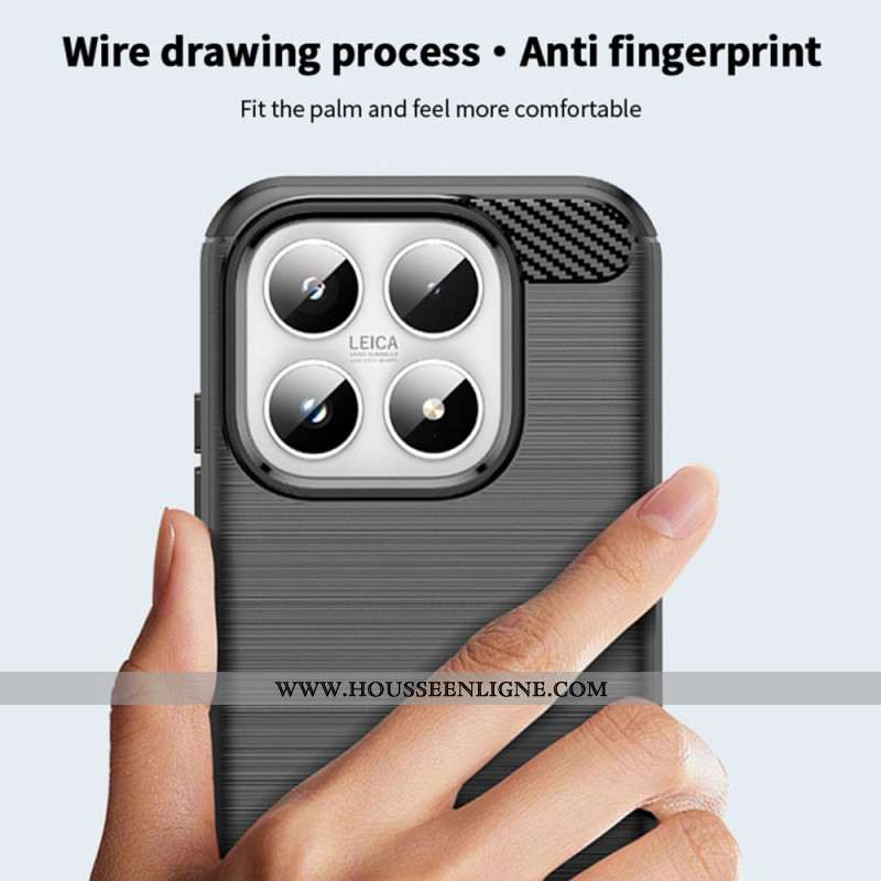 Coque Xiaomi 17 Fibre Carbone Brossée