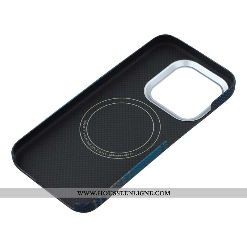 Coque Xiaomi 17 Gradient avec Cadre Métallique pour Objectif - Bleu Flottant