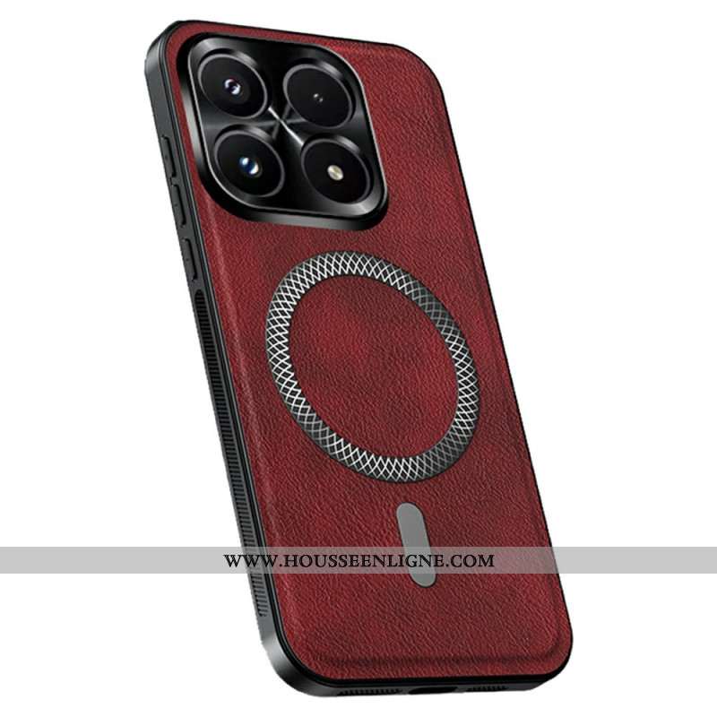 Coque Xiaomi 17 MagSafe Effet Cuir