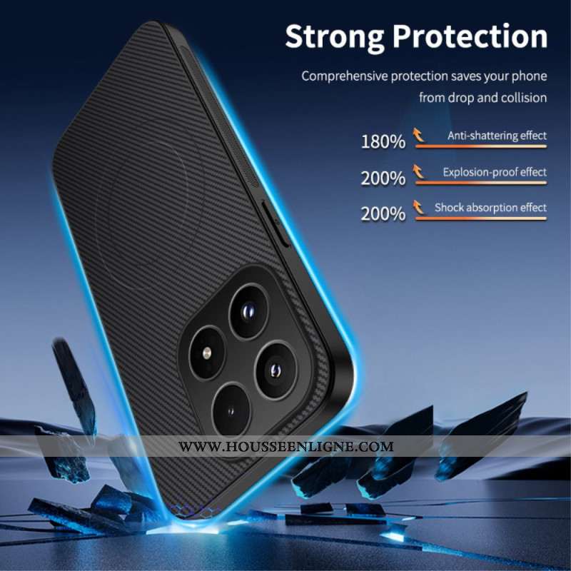 Coque Xiaomi 17 MagSafe Fibre Carbone