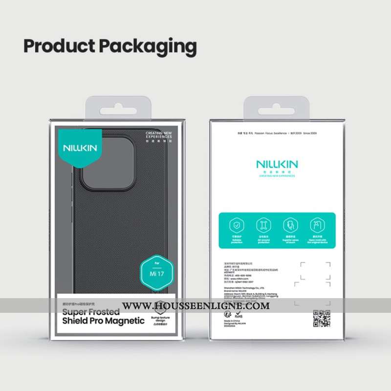 Coque Xiaomi 17 MagSafe Frosted Shield Pro NILLKIN