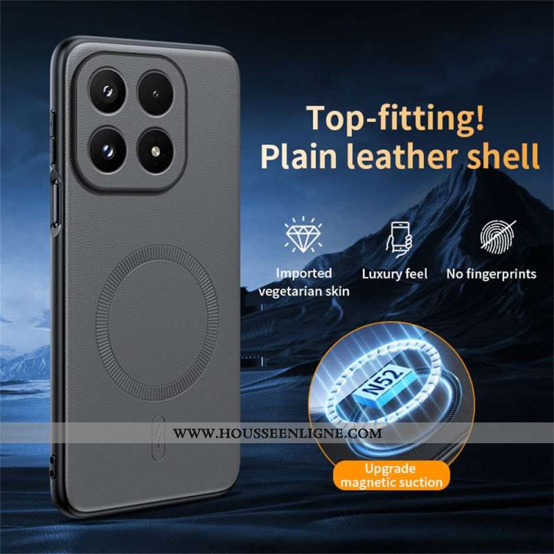 Coque Xiaomi 17 MagSafe Style Cuir