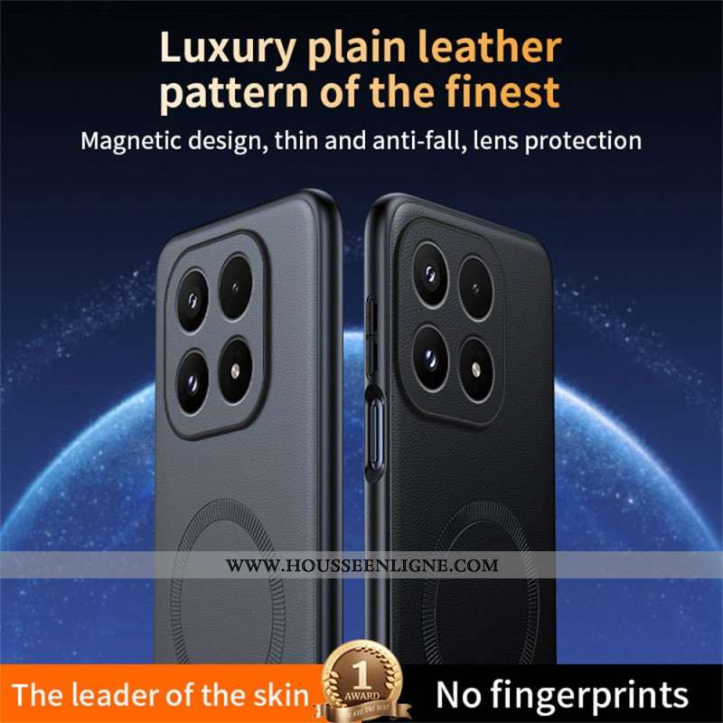 Coque Xiaomi 17 MagSafe Style Cuir