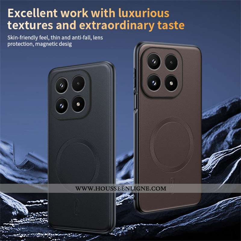 Coque Xiaomi 17 MagSafe Style Cuir