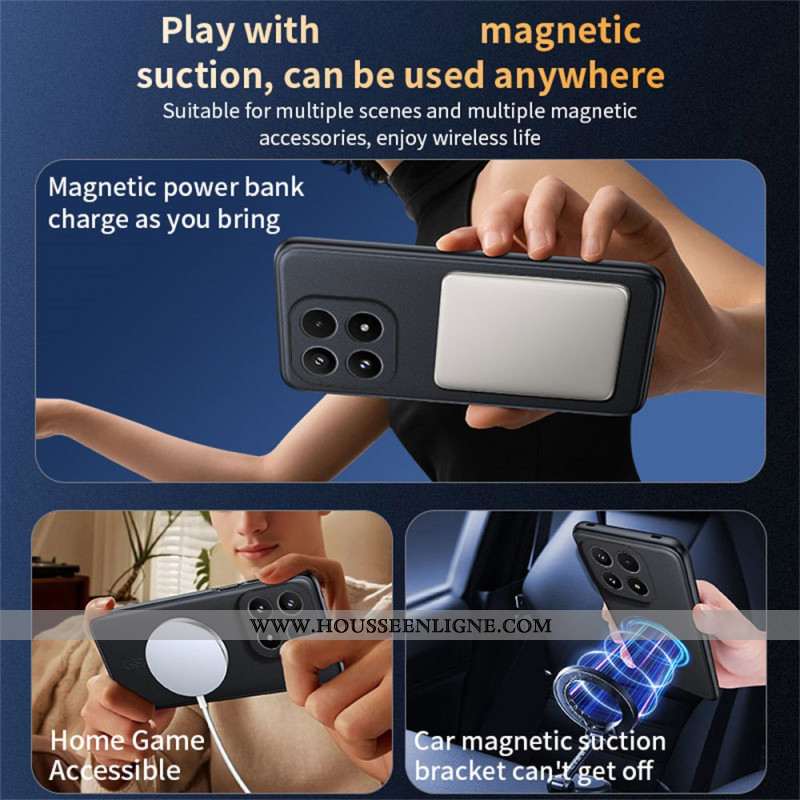 Coque Xiaomi 17 MagSafe Style Cuir