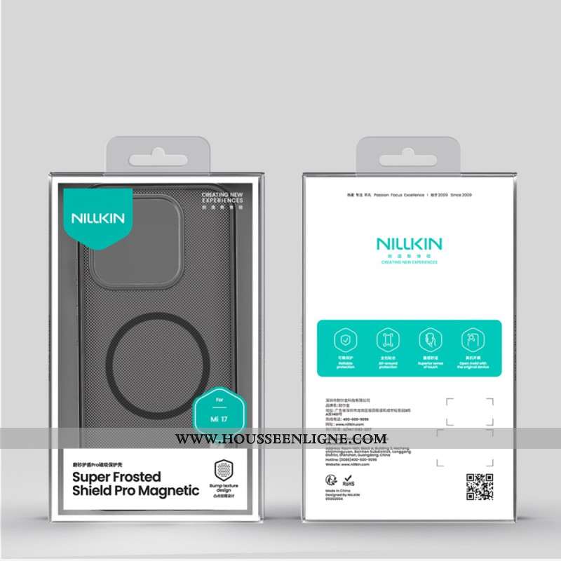 Coque Xiaomi 17 MagSafe Super Frosted Shield Pro NILLKIN