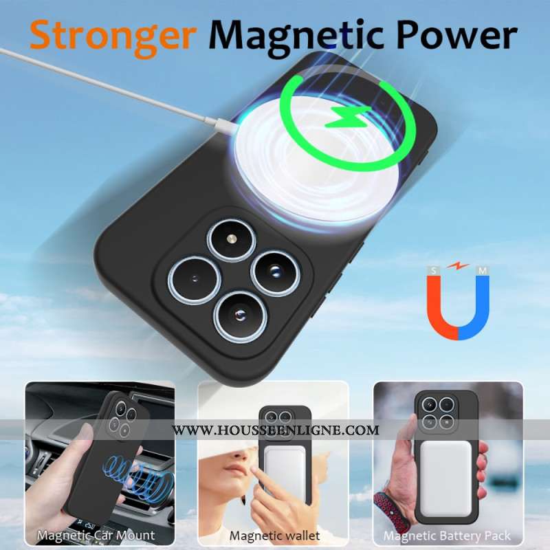 Coque Xiaomi 17 Magnétique en Silicone Liquide