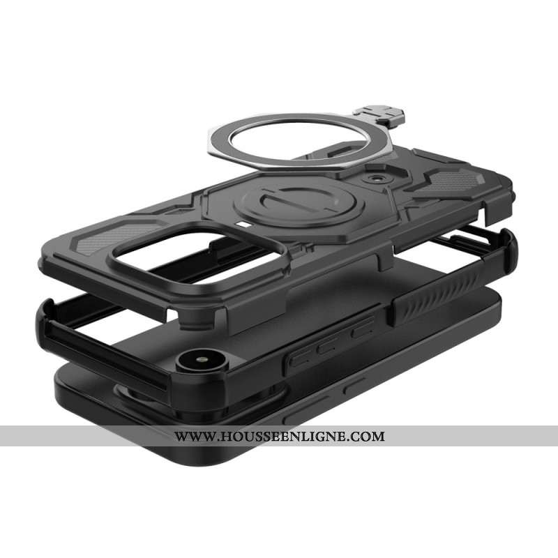 Coque Xiaomi 17 Magnétique et Support Rotatif en Métal