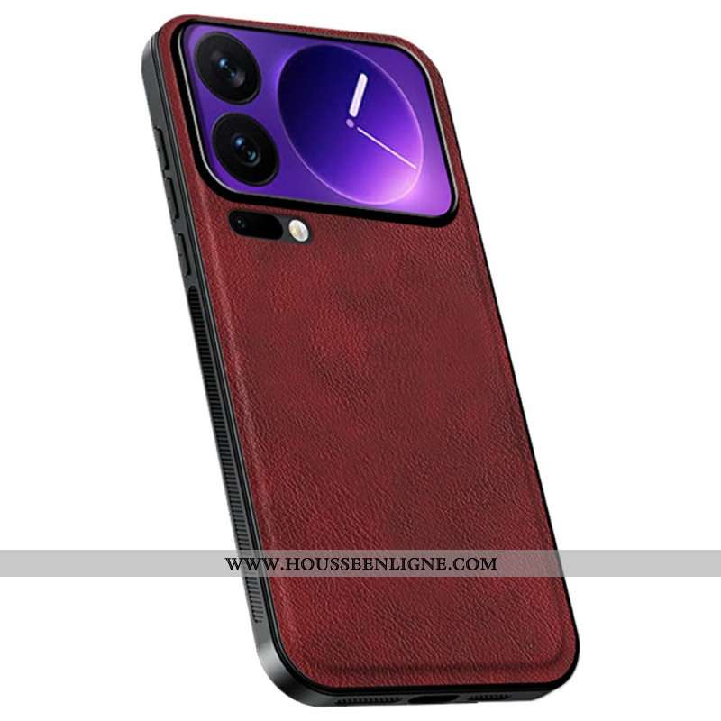 Coque Xiaomi 17 Pro Effet Cuir