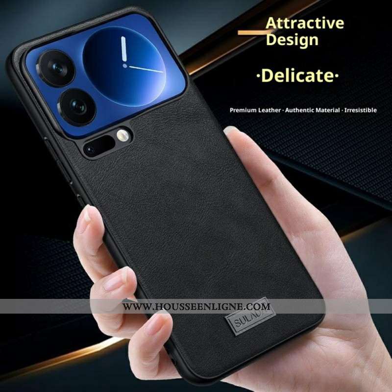 Coque Xiaomi 17 Pro Effet Cuir SULADA