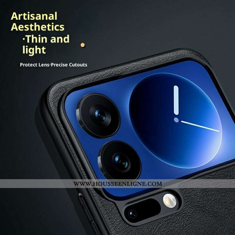 Coque Xiaomi 17 Pro Effet Cuir SULADA