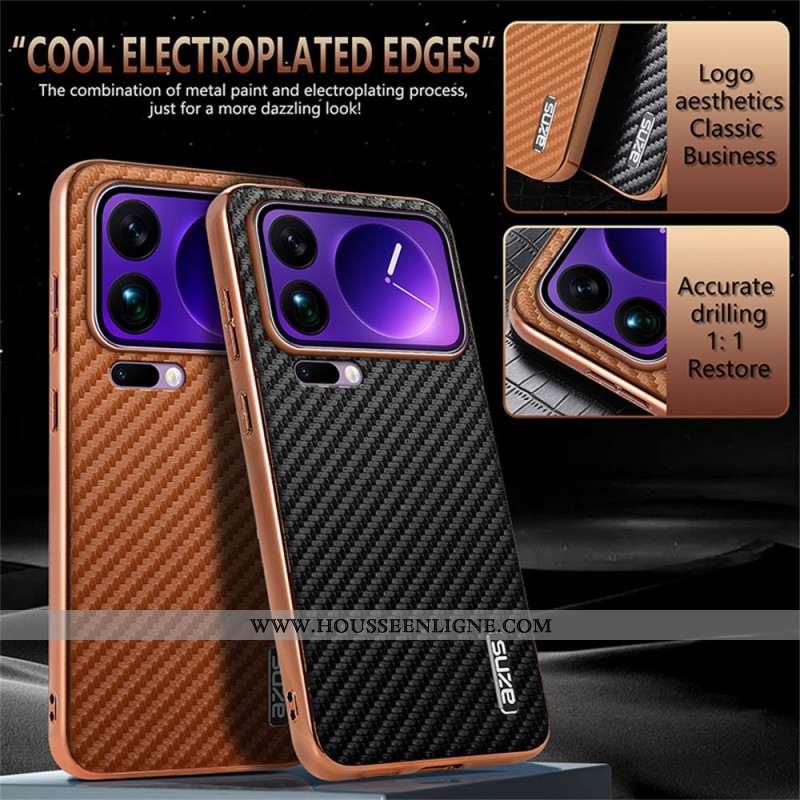 Coque Xiaomi 17 Pro Fibre Carbone AZNS