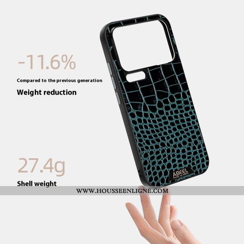 Coque Xiaomi 17 Pro MagSafe Effet Crocodile