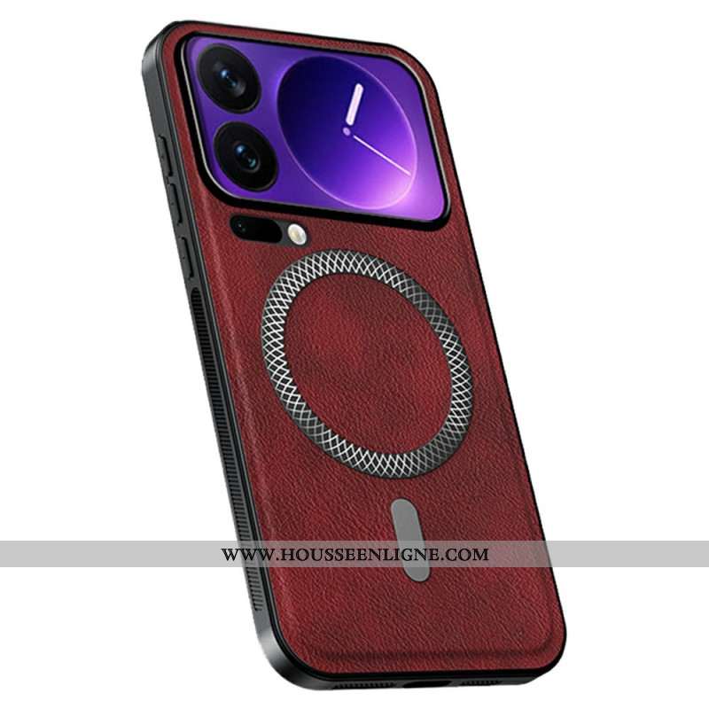 Coque Xiaomi 17 Pro MagSafe Effet Cuir