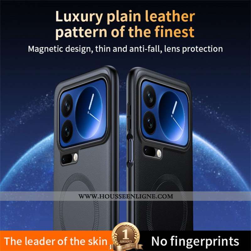 Coque Xiaomi 17 Pro Magnétique Revêtement Simi Cuir
