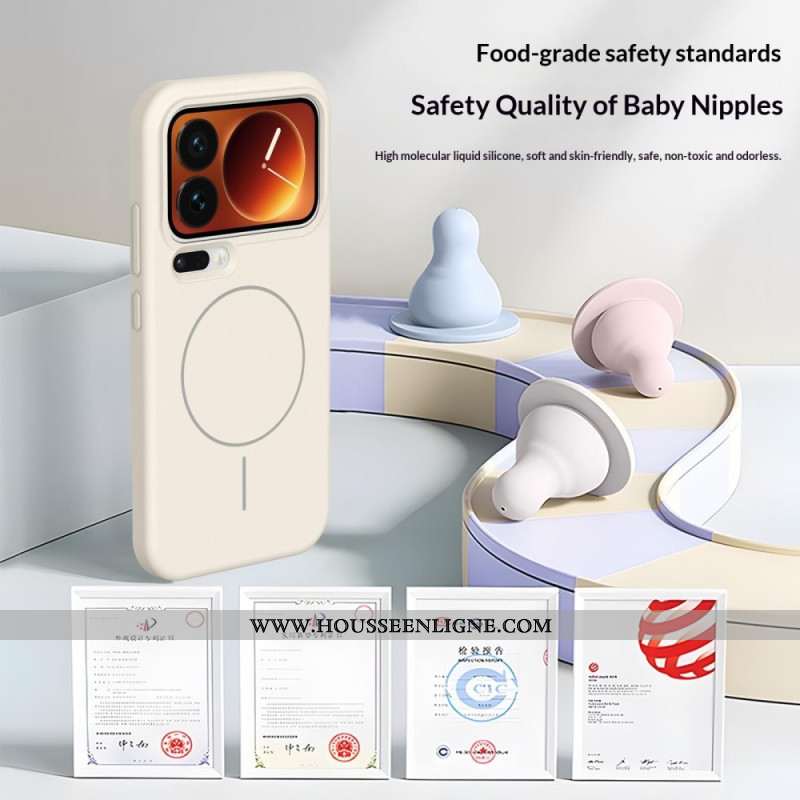 Coque Xiaomi 17 Pro Magnétique Silicone
