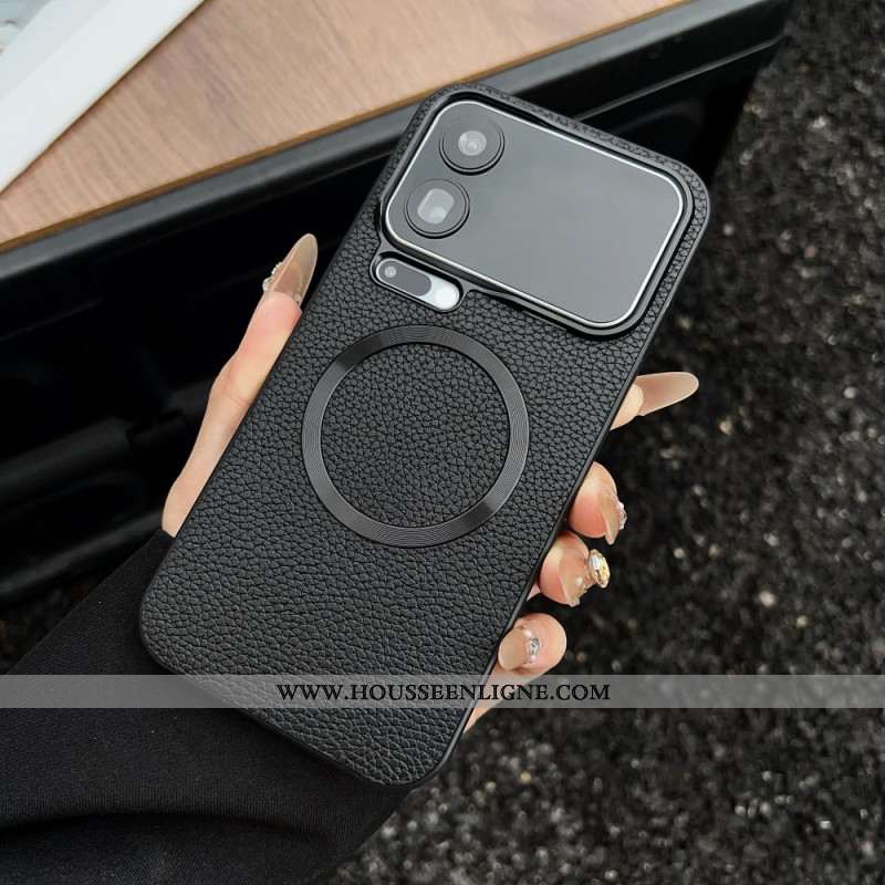 Coque Xiaomi 17 Pro Magnétique Texture Litchi
