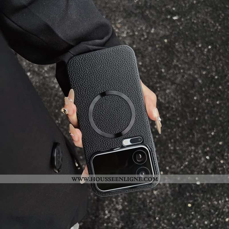 Coque Xiaomi 17 Pro Magnétique Texture Litchi